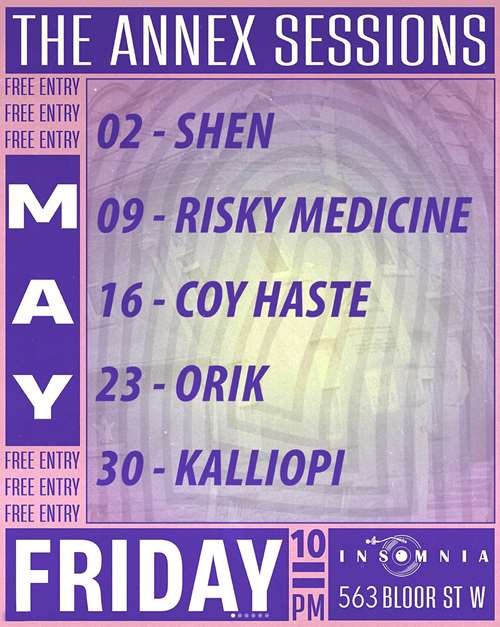 friday annex session insomnia restaurant lounge bloor street toronto ontario