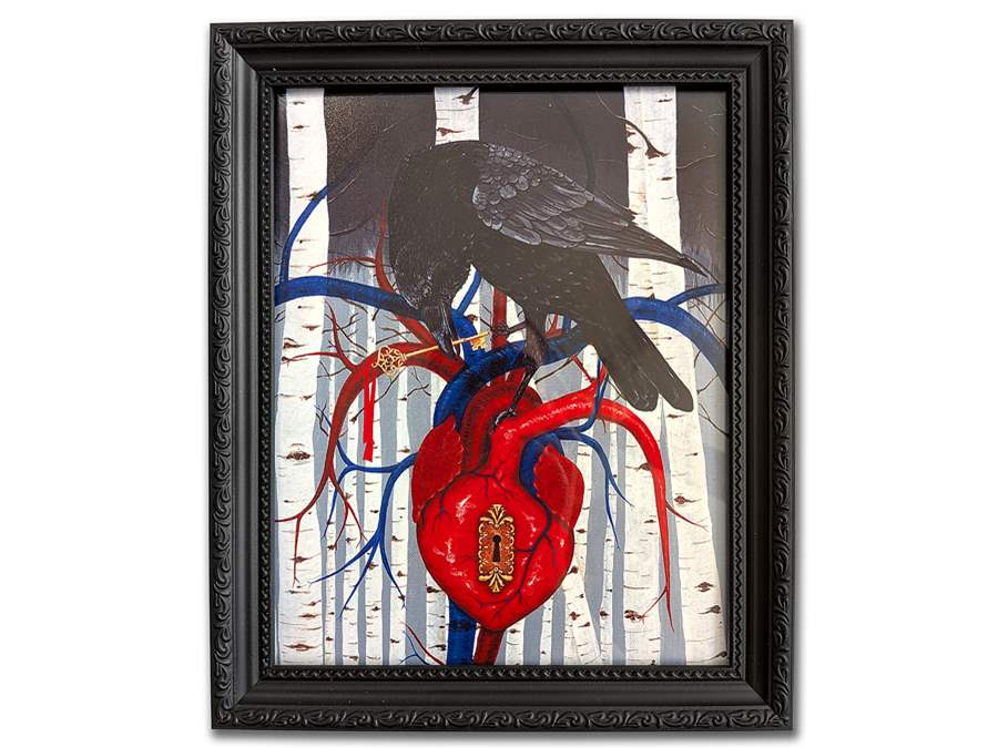 crow with key artist series insomnia restaurant lounge bloor street toronto