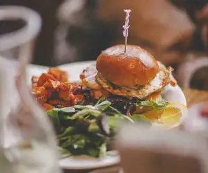 Fabulous food served at Insomnia Restaurant and Lounge, located on Bloor Street West near Bathurst in the Annex, Toronto.