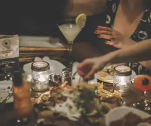 A meal at Insomnia Restaurant and Lounge, located on Bloor Street West near Bathurst in the Annex, Toronto.