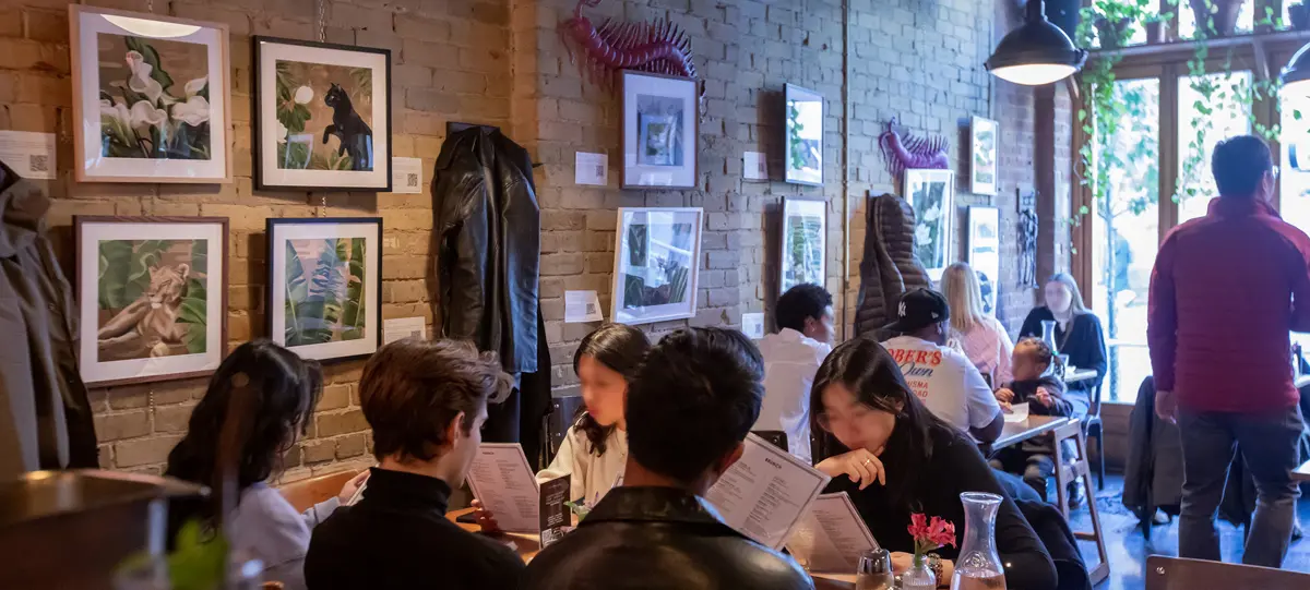 visual art insomnia restaurant and lounge bloor street west annex toronto ontario