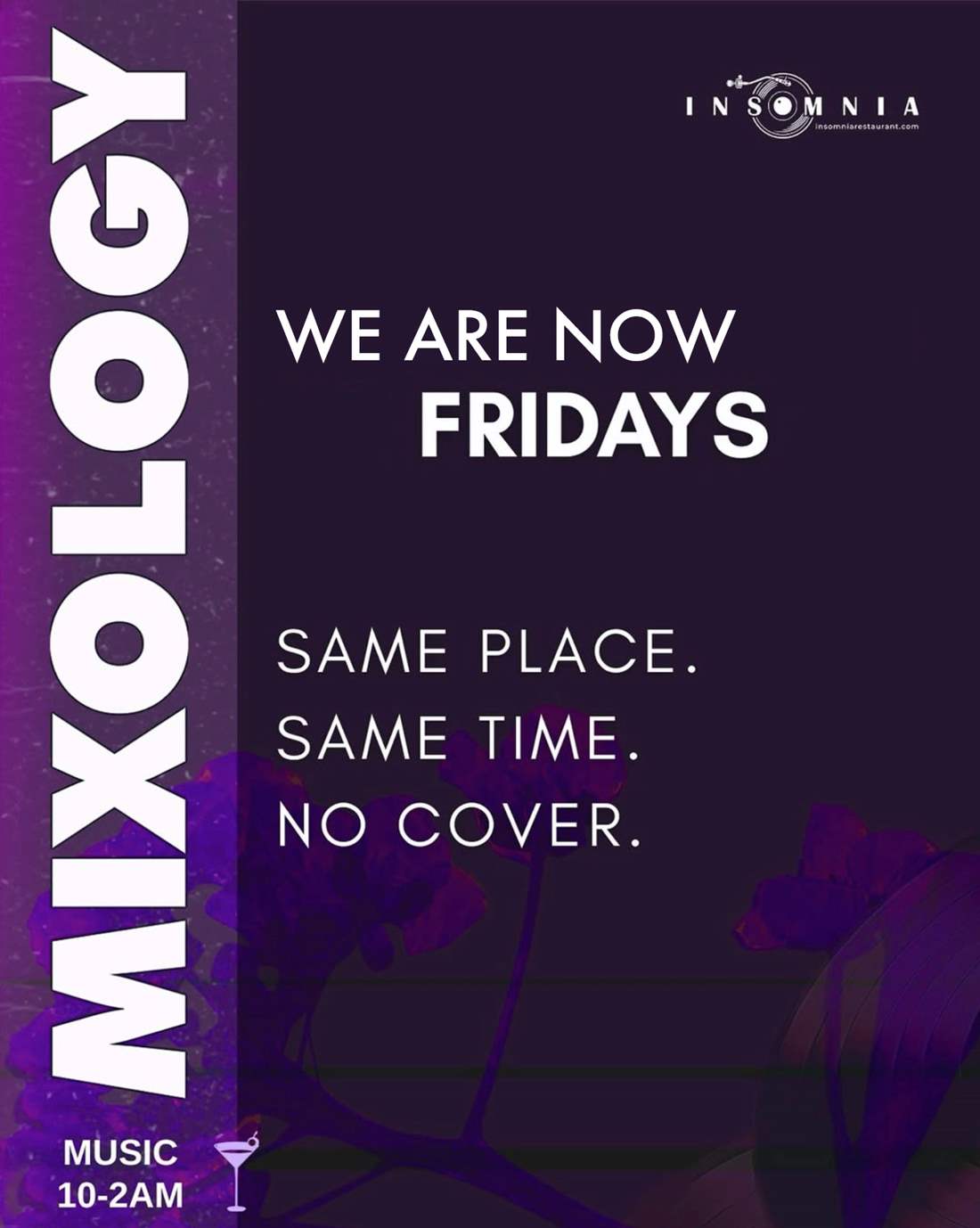 mixology fridays sophia alexandra insomnia restaurant lounge bloor toronto ontario