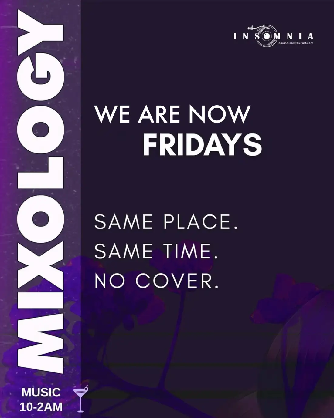 mixology fridays sophia alexandra insomnia restaurant lounge bloor toronto ontario