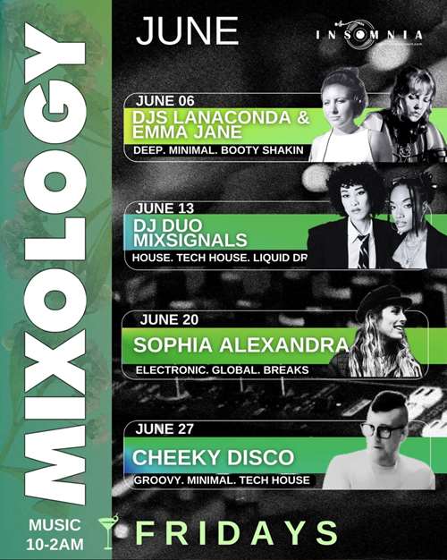 mixology fridays insomnia restaurant lounge bloor street toronto ontario