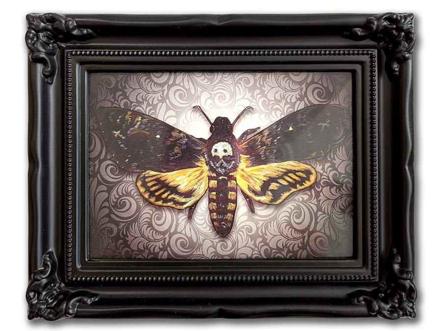 moth victorian wallpaper artist series insomnia restaurant lounge bloor west toronto