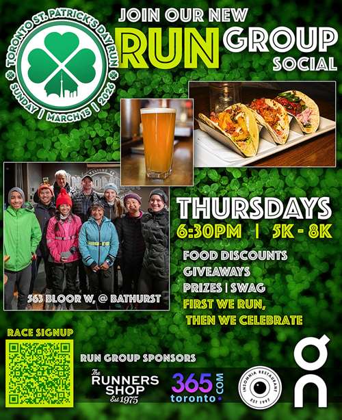 St. Patrick's Day Race - Group Run Social